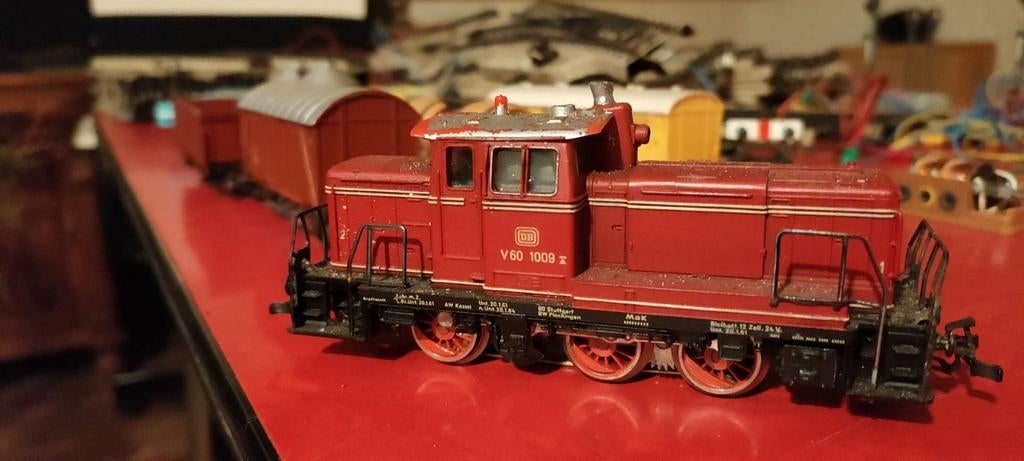 Märklin Treinset met Locomotief en Wagons, Hobby en Vrije tijd, Modeltreinen | H0, Ophalen, Wisselstroom, Märklin, Gebruikt