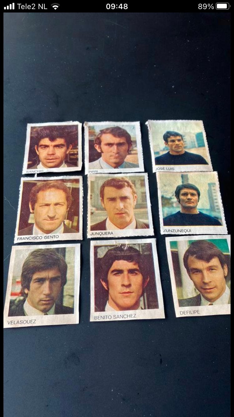 Real Madrid 1-0 panini 1970-1971, Verzamelen, Ophalen of Verzenden, Gebruikt, Buitenlandse clubs, Poster, Plaatje of Sticker