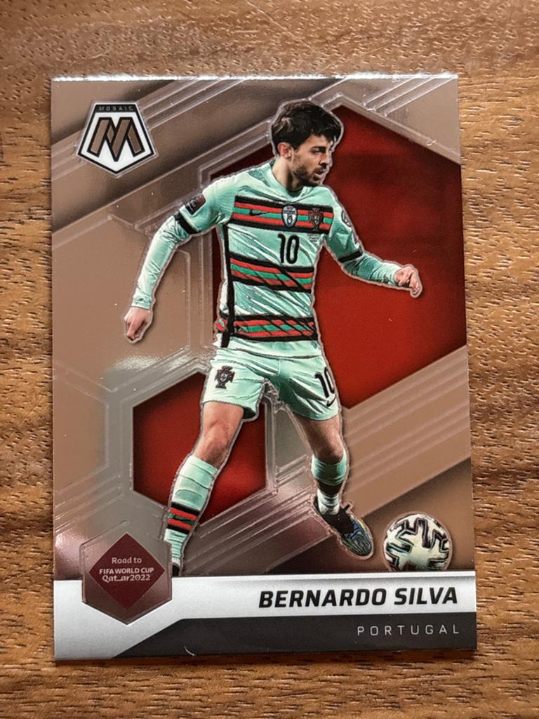 Bernardo Silva Panini Mosaic FIFA Road to World Cup 2022, Ophalen of Verzenden, Zo goed als nieuw, Buitenlandse clubs, Spelerskaart