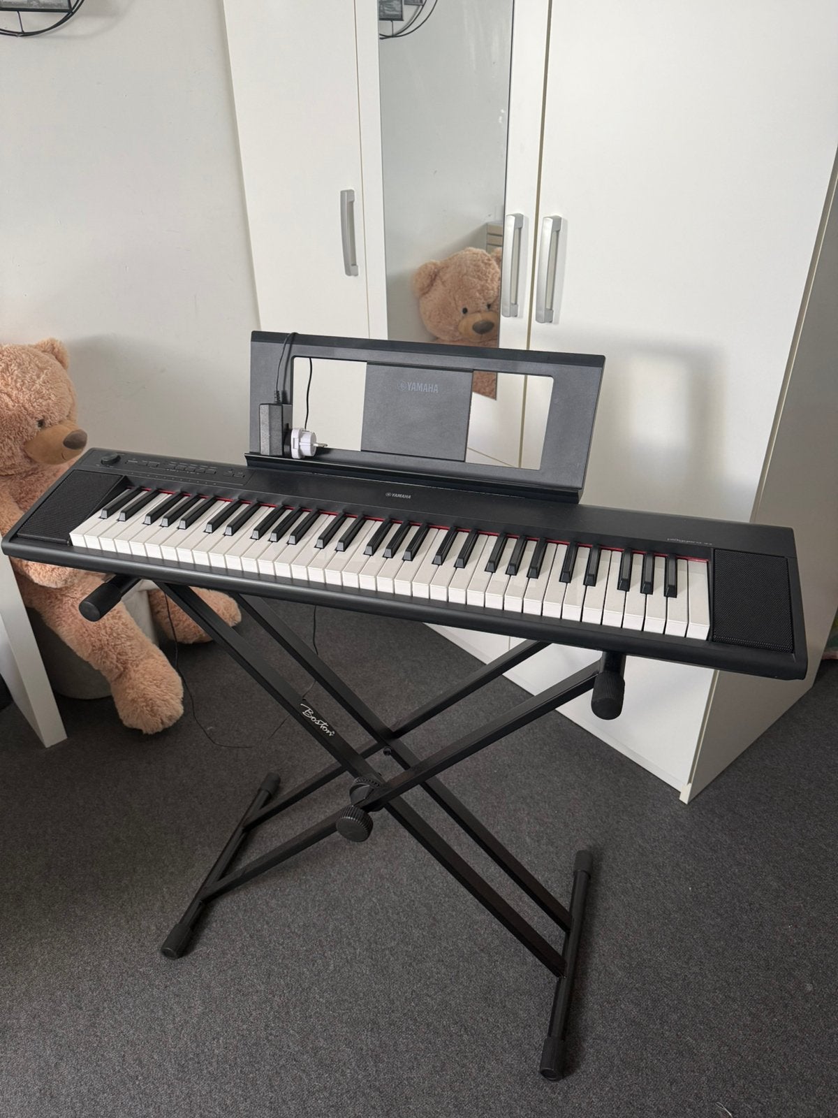 Yamaha Keyboard NP-12 inclusief statief, Muziek en Instrumenten, Ophalen, 61 toetsen, Yamaha, Met standaard