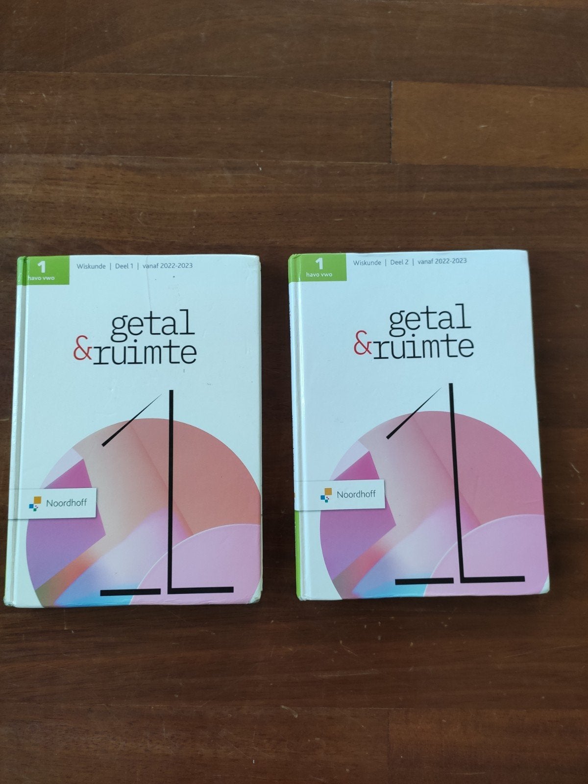Getal & Ruimte Wiskunde havo vwo 1 deel 1 en 2, Wiskunde A, Noordhoff, HAVO, Ophalen of Verzenden