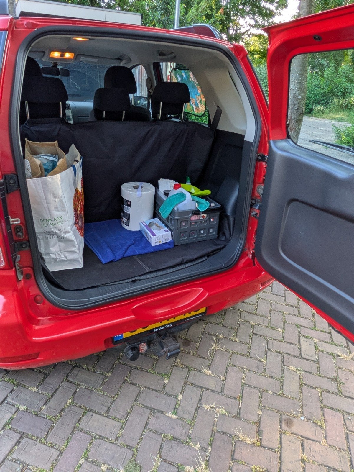 Daihatsu Terios 1.5 2WD 2006 Rood, Auto's, Daihatsu, 13 km/l, 1350 kg, Achterwielaandrijving, 400 kg