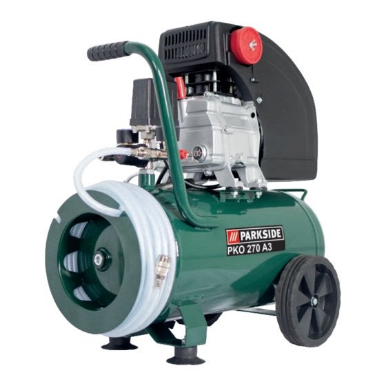 Compressor op wielen defect, voor de handige klusser, Minder dan 25 liter, Ophalen, Gebruikt, Minder dan 200 liter/min
