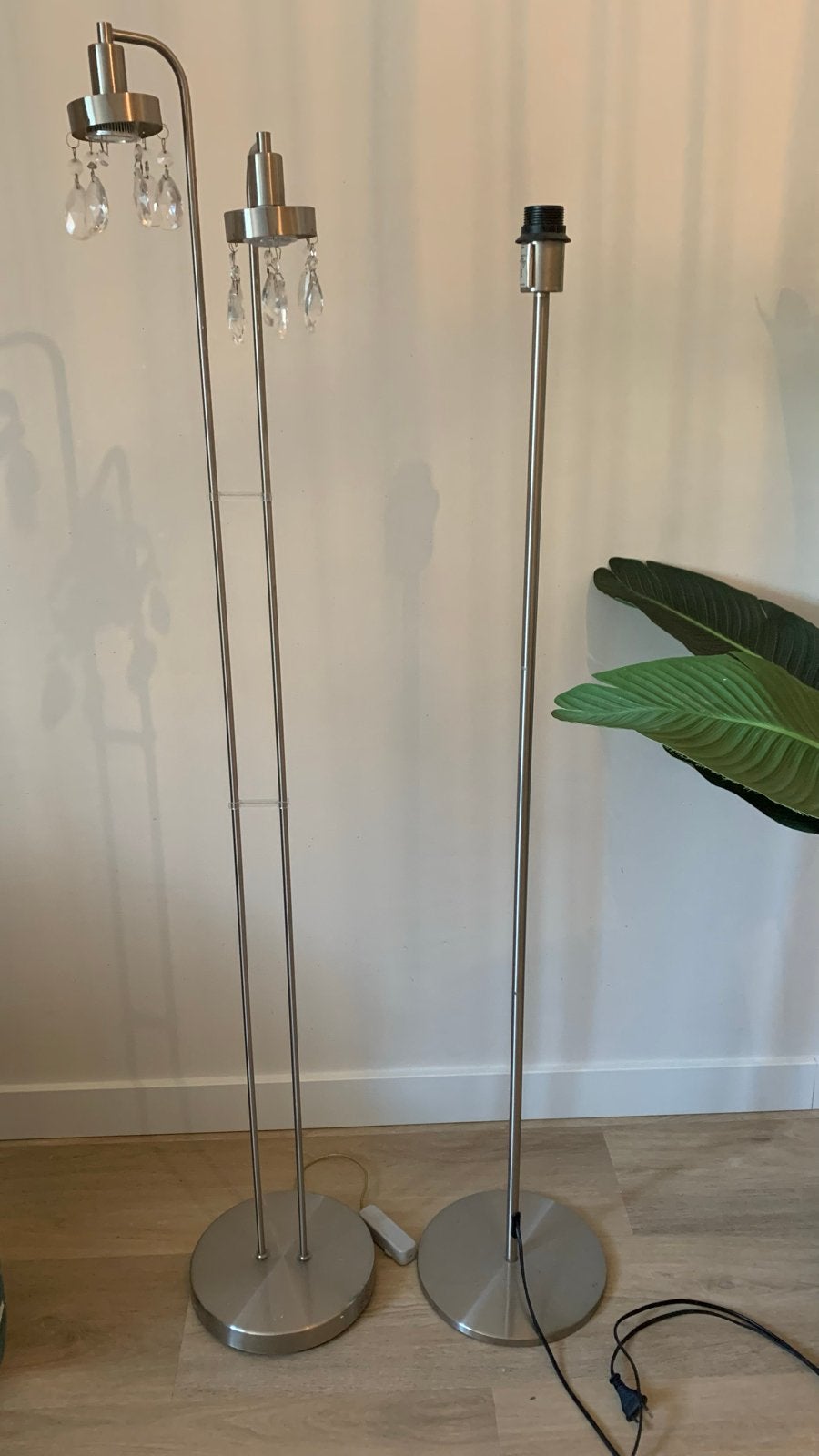 GRATIS : staande lampvoet, Ophalen, Gebruikt, E27 (groot), Metaal
