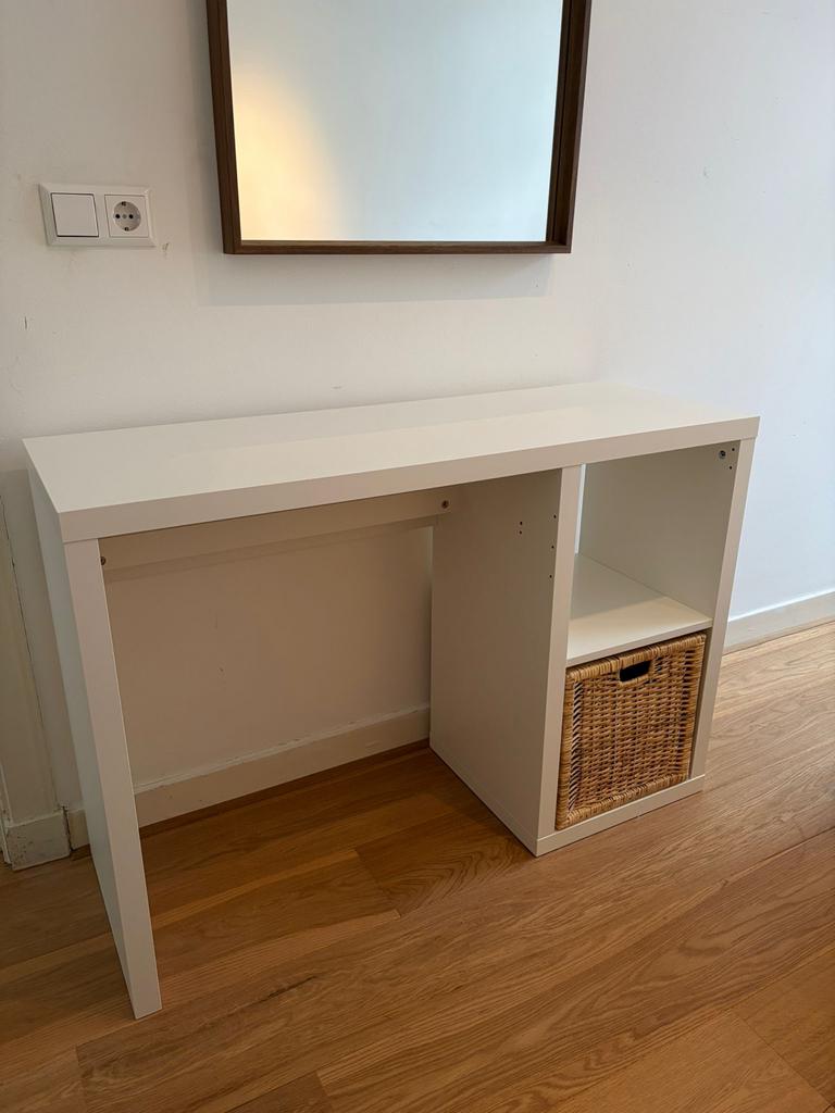 IKEA KALLAX bureau, Ophalen, Opbergruimte, Spaanplaat of MDF, Zo goed als nieuw