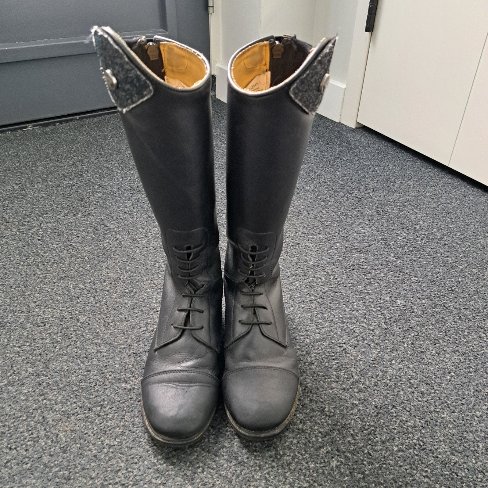 Mooie QHP rijlaarzen maat 34, Ritssluiting, Kinderen, Dressuur, Ophalen of Verzenden