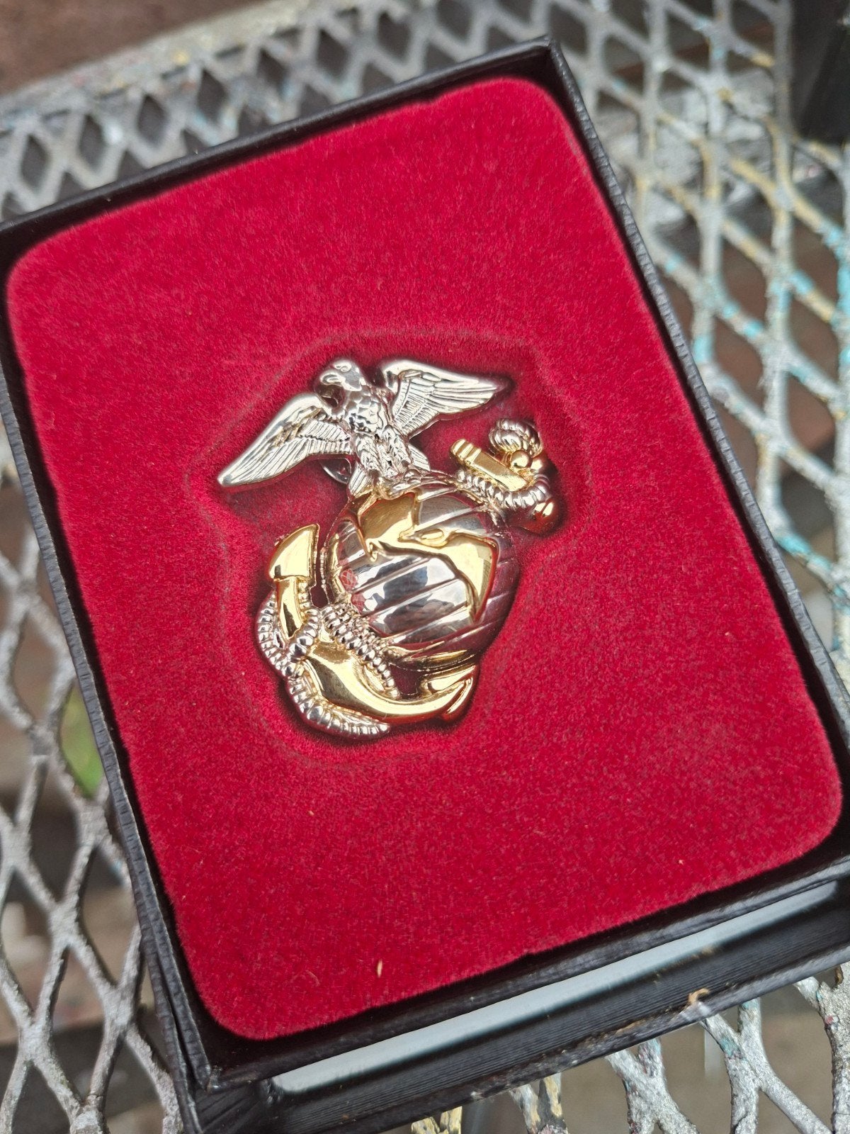 usa embleem  heel mooi, Ophalen of Verzenden, Landmacht, Amerika, Embleem of Badge