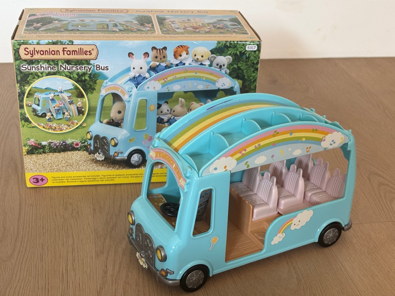 Sylvanian Families Sunshine Nursery Bus 5317, Ophalen of Verzenden, Gebruikt, Jongen of Meisje