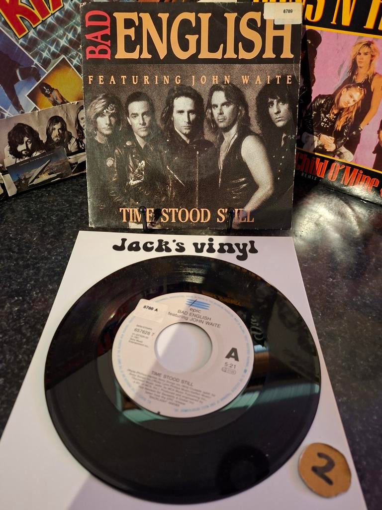 Bad English - Time Stood Still (Single)  1991/2, Cd's en Dvd's, Vinyl | Rock, Gebruikt, Poprock, Overige formaten, Ophalen of Verzenden