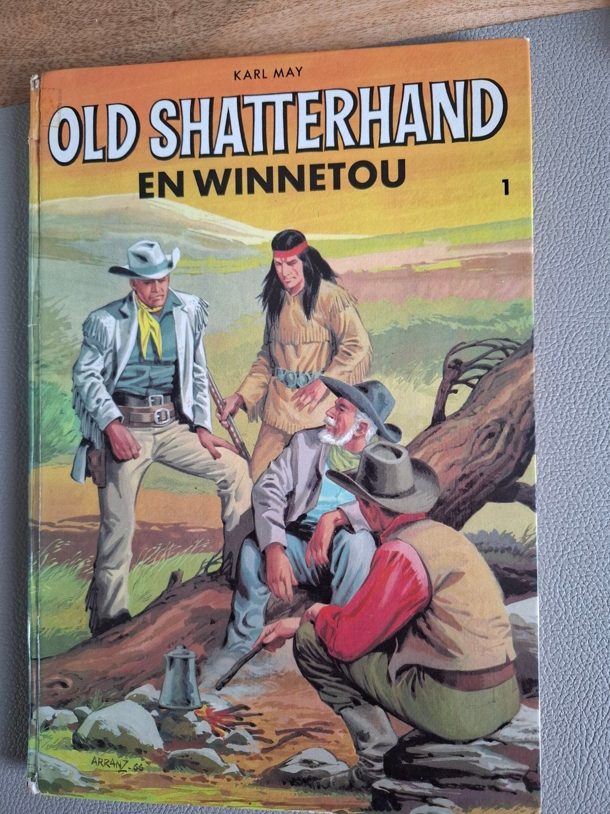 Karl May - Old Shatterhand en Winnetou & Winnetou, Meerdere stripboeken, Verzenden, Gelezen, Karl May