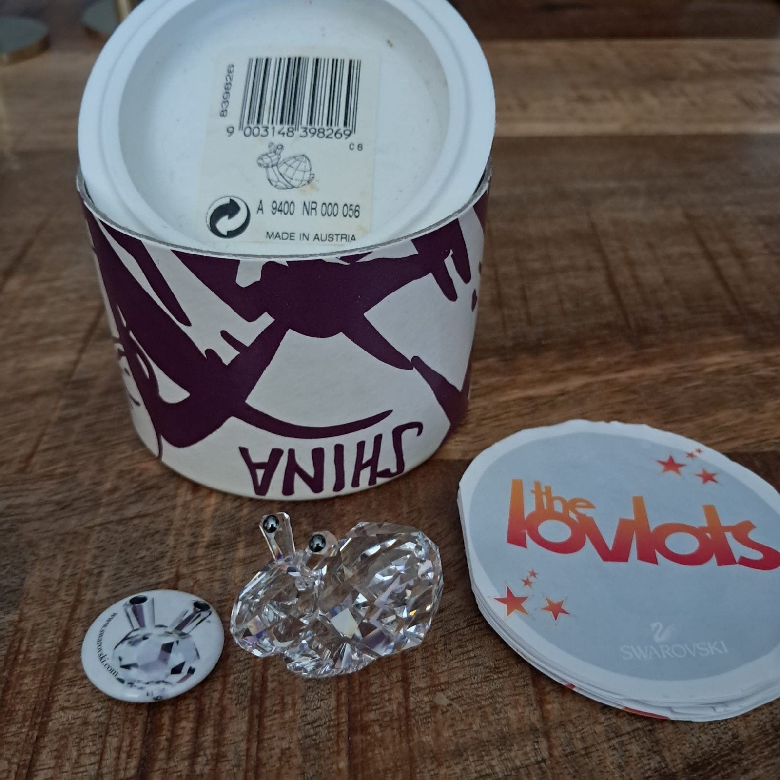 Swarovski Slak met DC-logo, Ophalen of Verzenden, Zo goed als nieuw, Figuurtje