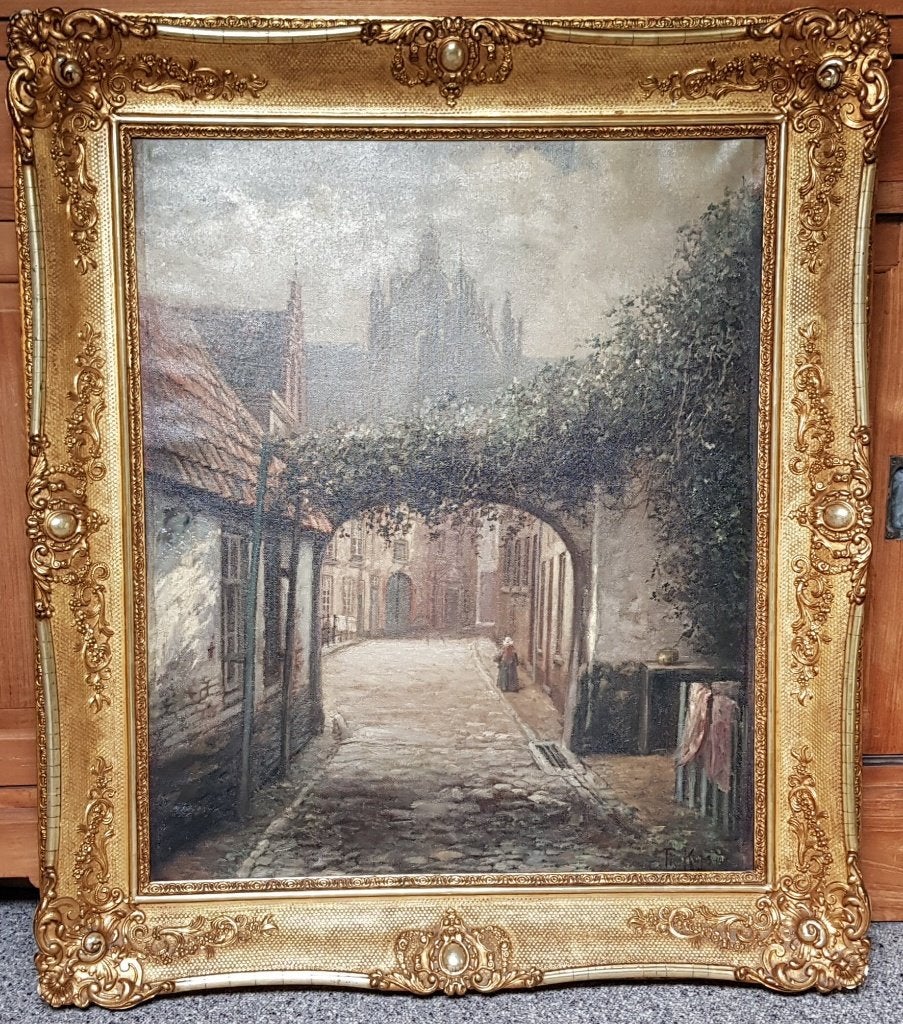 In den Boerenmouw Sint Jan 's-Hertogenbosch Frans Kops, Ophalen, Nederlandse school, Doek, Bijzondere lijst