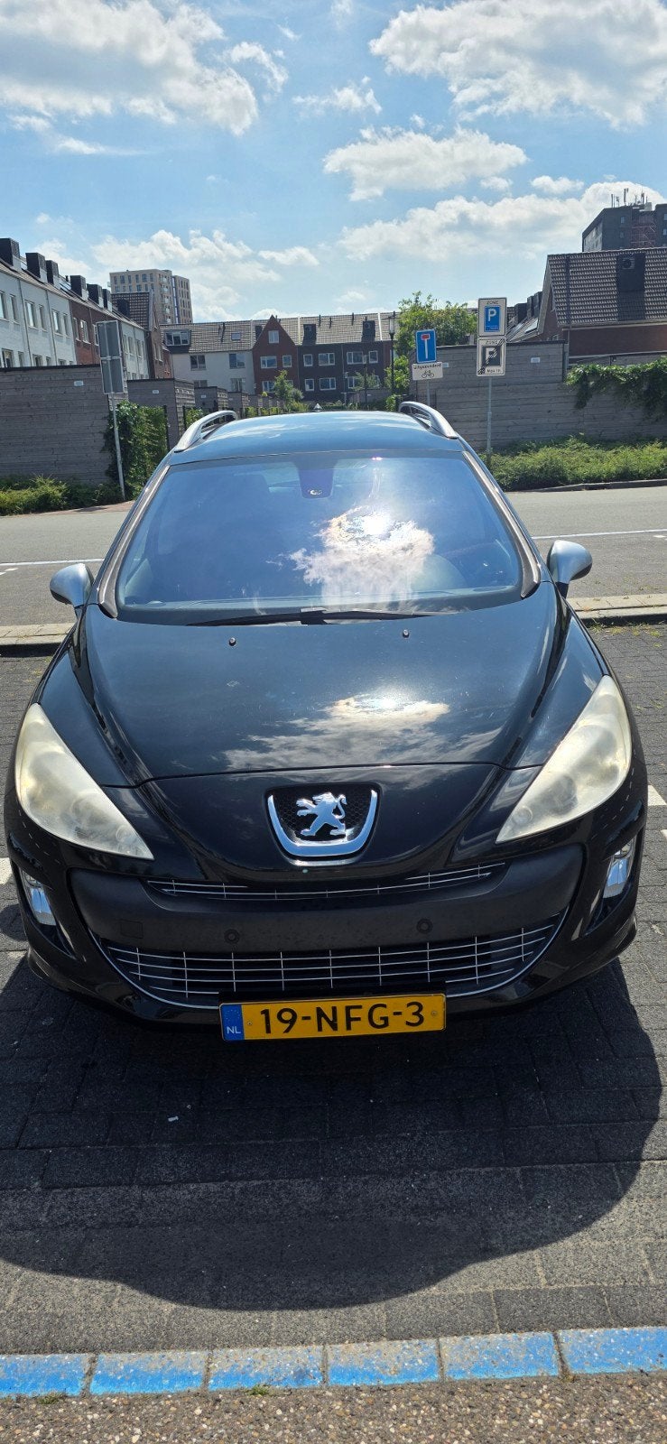 Peugeot 308 1.6 VTI 16V SW 7P 2010 Zwart, Voorwielaandrijving, 4 cilinders, 7 stoelen, Zwart