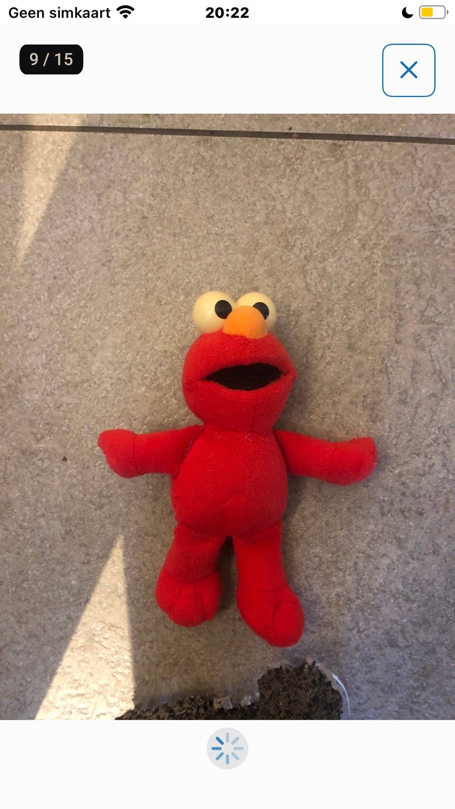 Knuffel Elmo, Kinderen en Baby's, Ophalen of Verzenden, Zo goed als nieuw, Overige typen