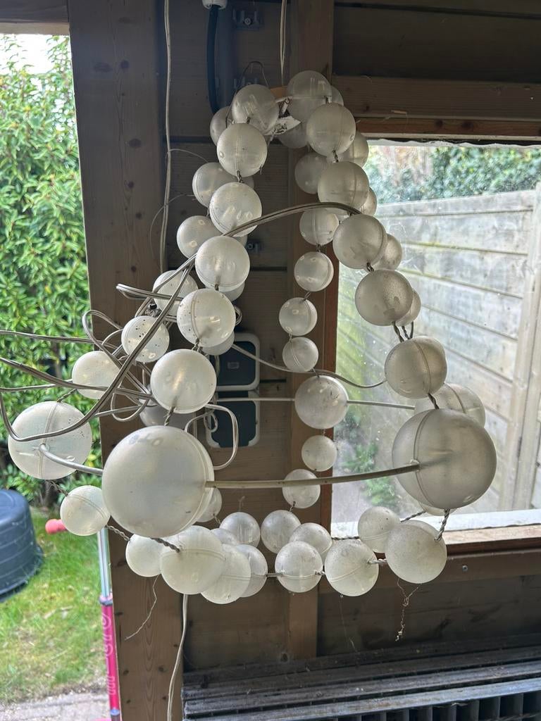 2x Ikea Glansa Lysa kroonluchter Ola Wihlborg vintage tuin, Ophalen, Gebruikt