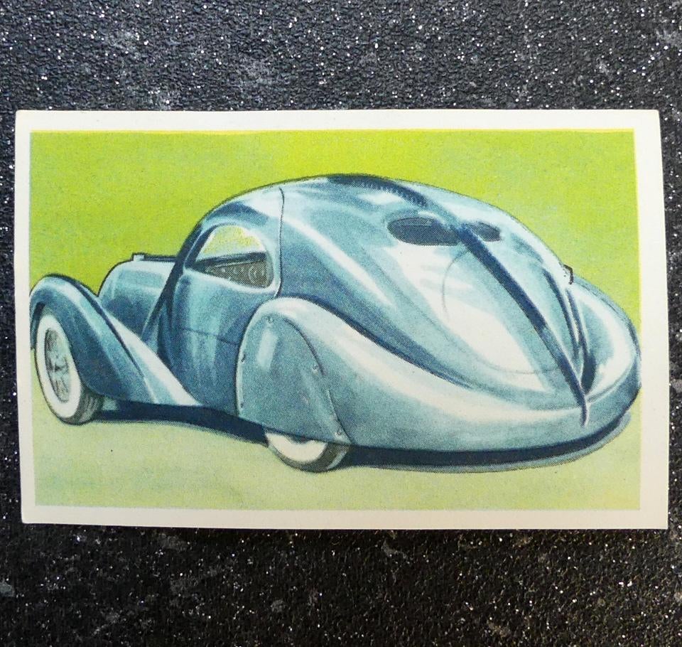 Bugatti Sport auto album plaatje Haust autoplaatje sportauto, Ophalen of Verzenden, Gebruikt, Plaatje