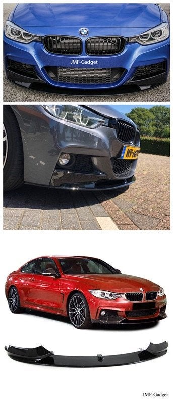 BMW F32 F33 F36 Zwart Skirts Voorlip Spoiler Diffuser, Ophalen of Verzenden