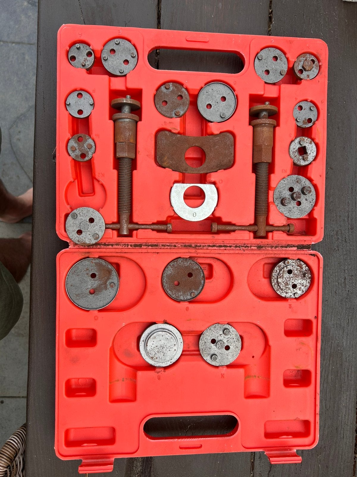 Remzuiger terugstelset, Auto diversen, Autogereedschap, Ophalen of Verzenden, Zo goed als nieuw