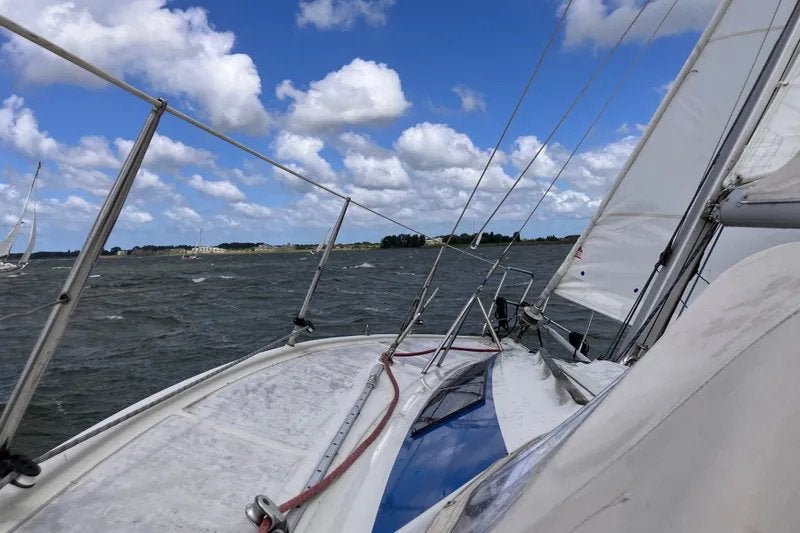 Dehler Duetta 94 - mooie zeiler goed onderhouden, Watersport en Boten, 6 meter of meer, Gebruikt, Grootzeil, Ophalen