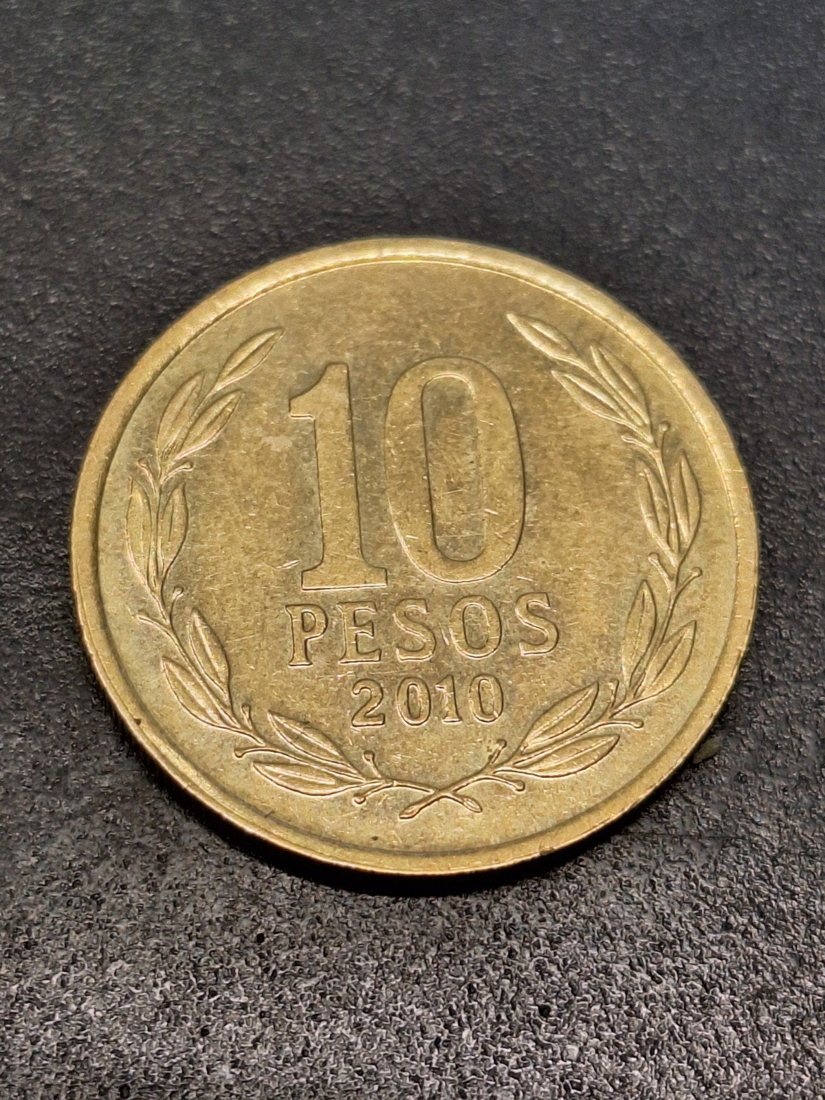 Chili 10 pesos 2010, Ophalen of Verzenden, Zuid-Amerika