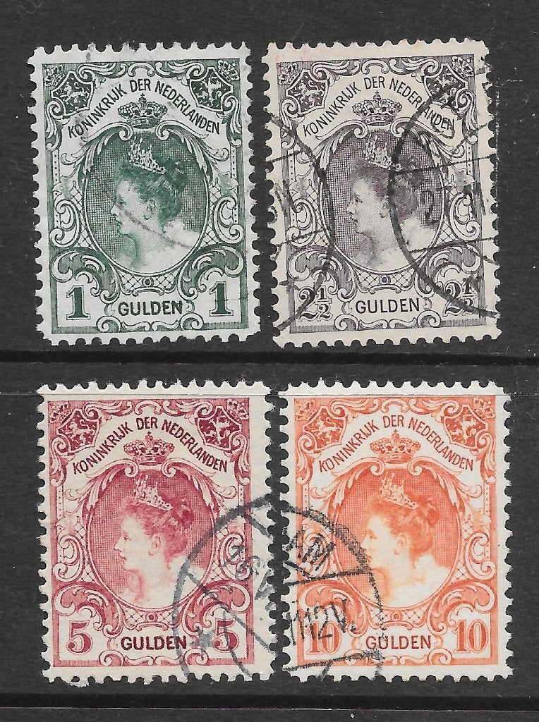 Nvph 77-80 gebruikt cw 862,50, Postzegels en Munten, Ophalen of Verzenden