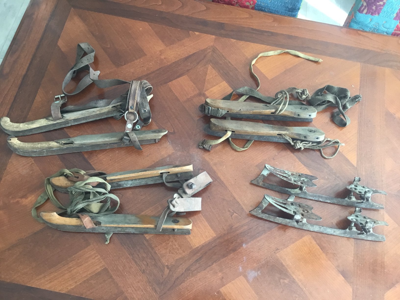 Antieke Friese Doorlopers. 4 paar, Antiek en Kunst, Antiek | Overige Antiek, Ophalen of Verzenden