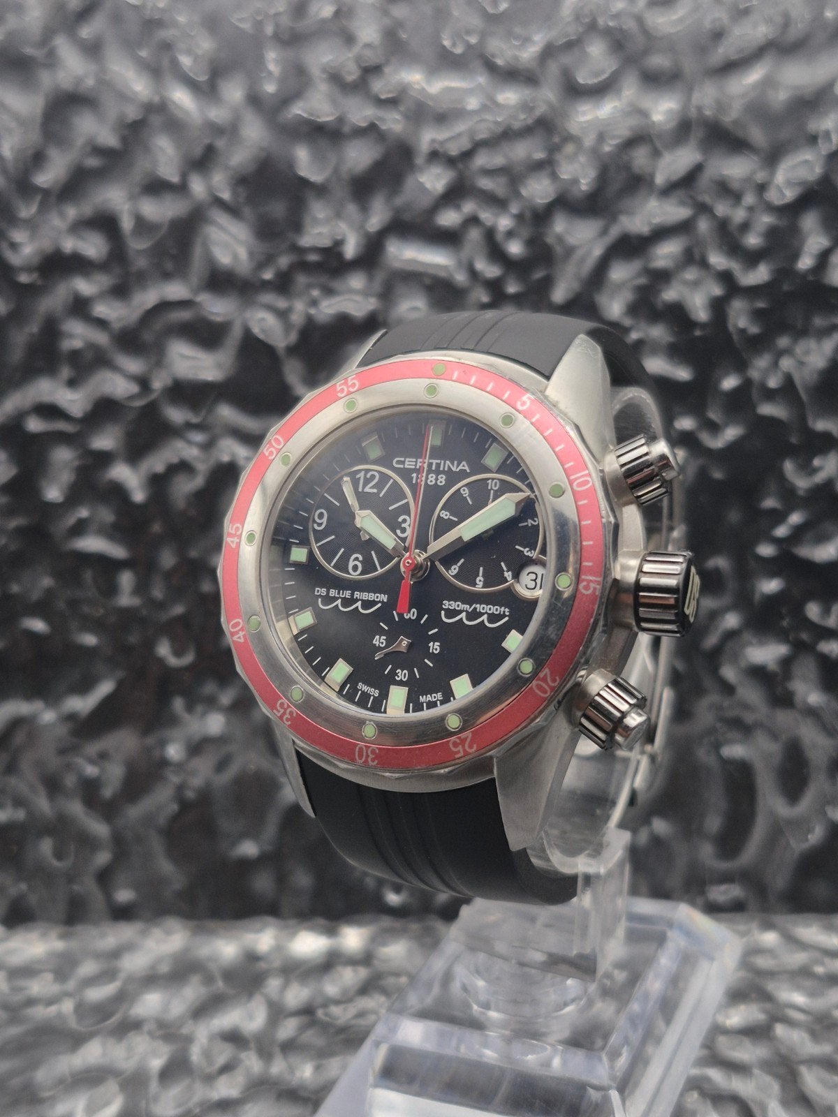 Certina DS Blue Ribbon Ref. C007417 A - 1000ft Diver Quartz, Overige merken, Certina SA, Lengnau, Zwitserland, Certina, Blauw