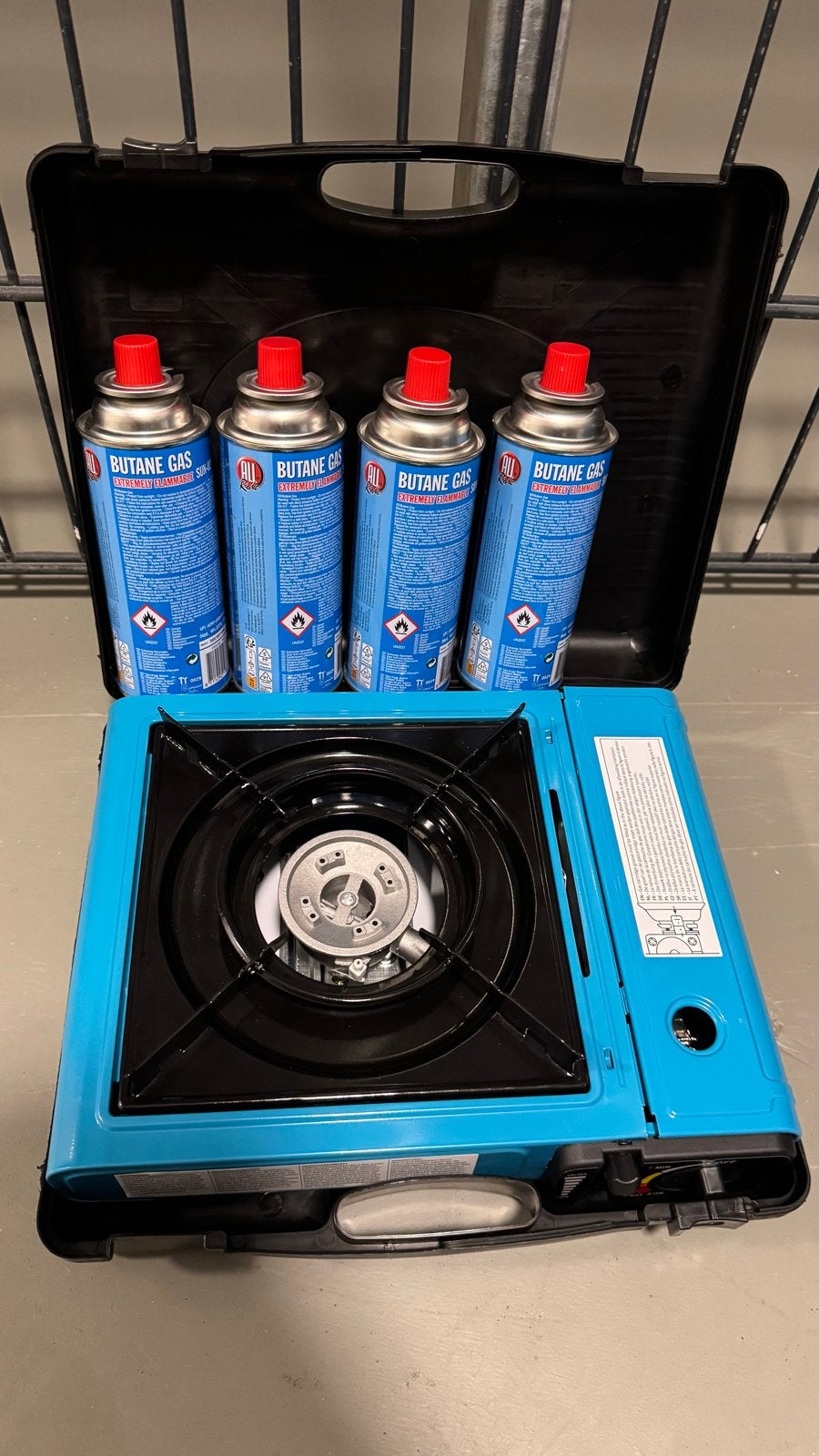Nieuw! gasfornuis met 4 gasbussen, Ophalen, Nieuw