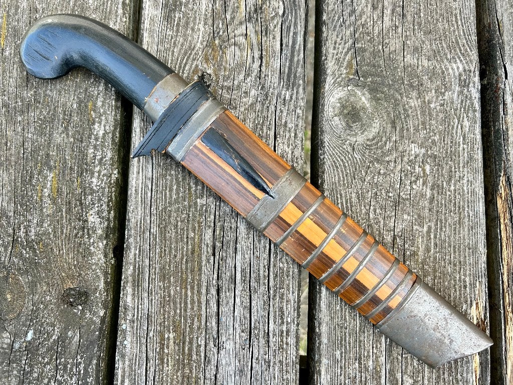 Indonesisch kapmes Golok zwaard keris kris machete # 254, Ophalen of Verzenden