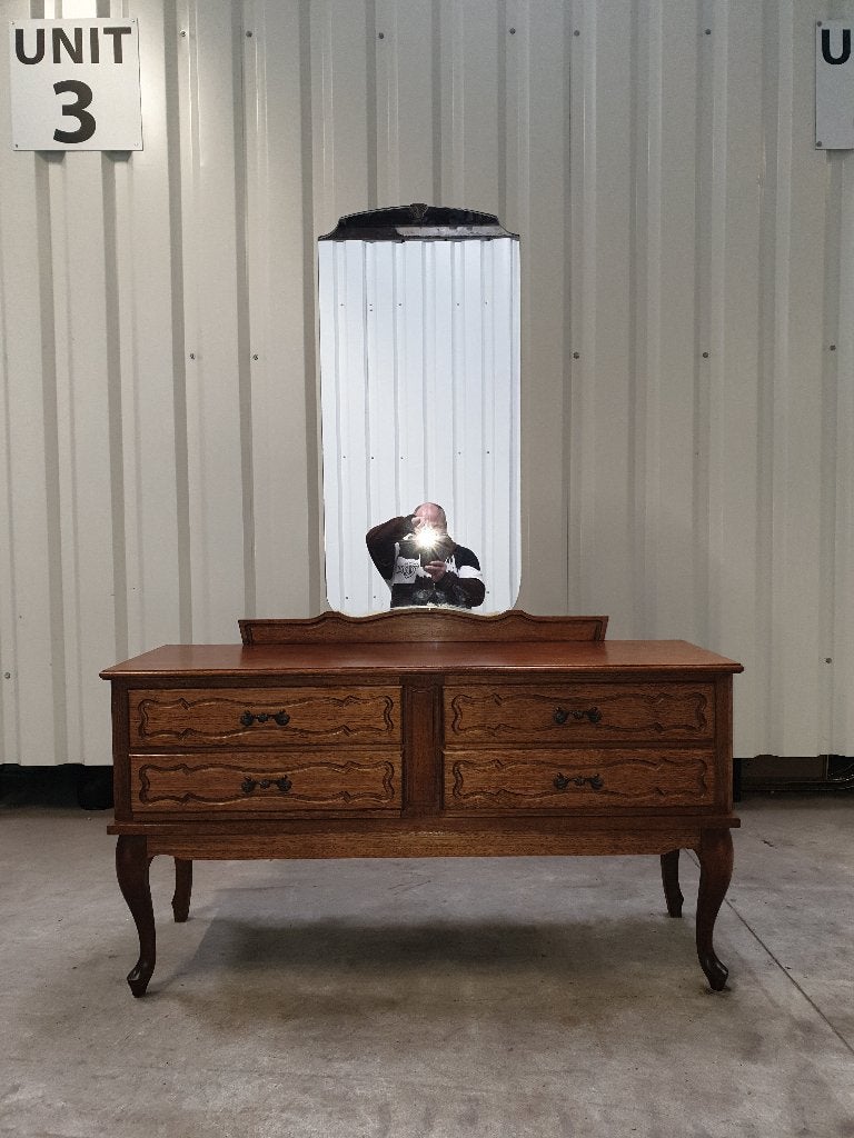 Queen Ann Stijl kaptafel. Het kan geleverd worden., Ophalen, Gebruikt, 100 tot 150 cm, Minder dan 100 cm