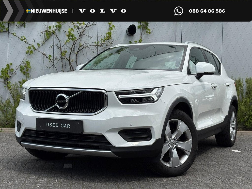 Volvo XC40 1.5 T2 Momentum Business | Trekhaak | Adaptieve C, 12 maanden, Gebruikt, Euro 6, Wit