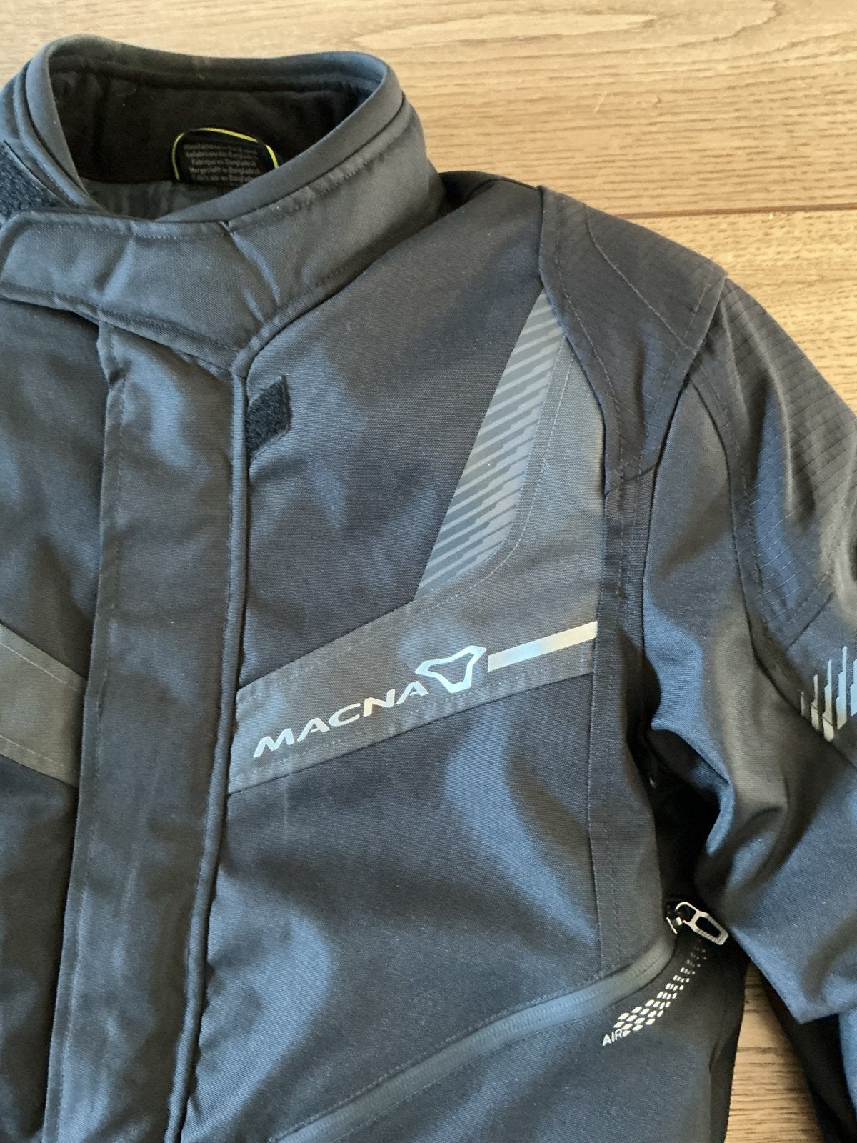 Macna Rancher Jas Zwart Grijs- Zo goed als nieuw!, Motoren, Kleding | Motorkleding, Jas | textiel, Heren, Tweedehands, Ophalen of Verzenden