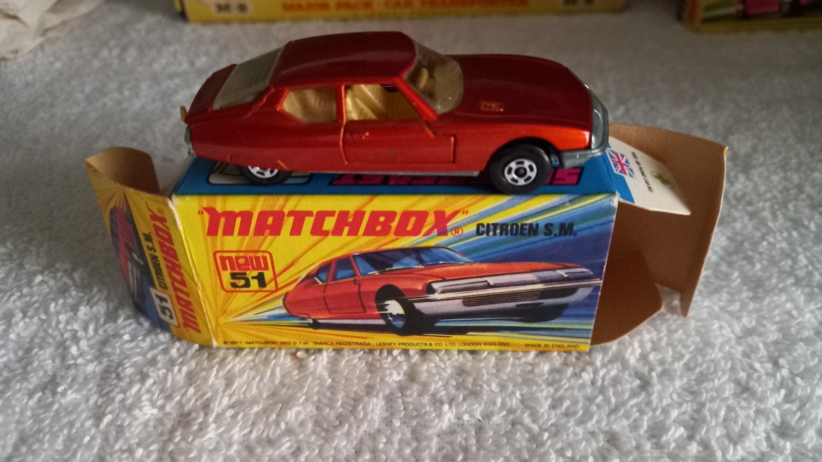 Matchbox + Doosje, Ophalen of Verzenden, Auto, Matchbox