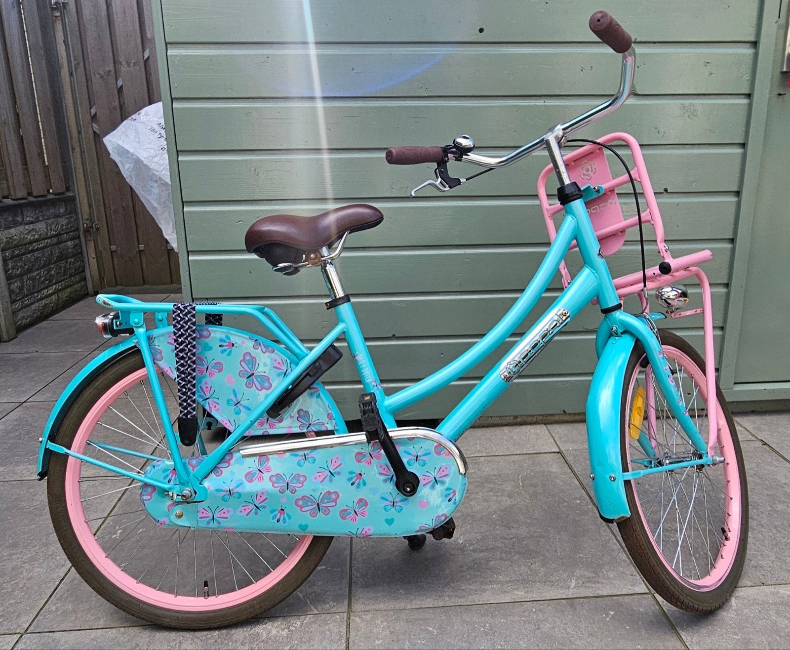 Meisjesfiets 22 inch Popal, Ophalen, Gebruikt, 22 inch