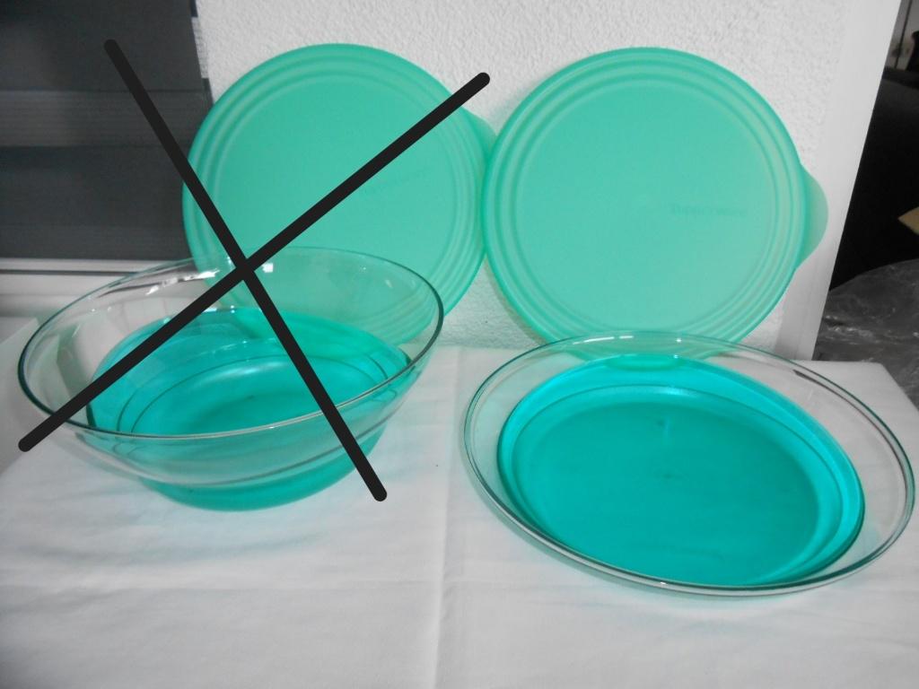 Tupperware Eleganzia schaal met deksel 1,5L Groen NIEUW, Ophalen of Verzenden, Nieuw, Groen, Schaal
