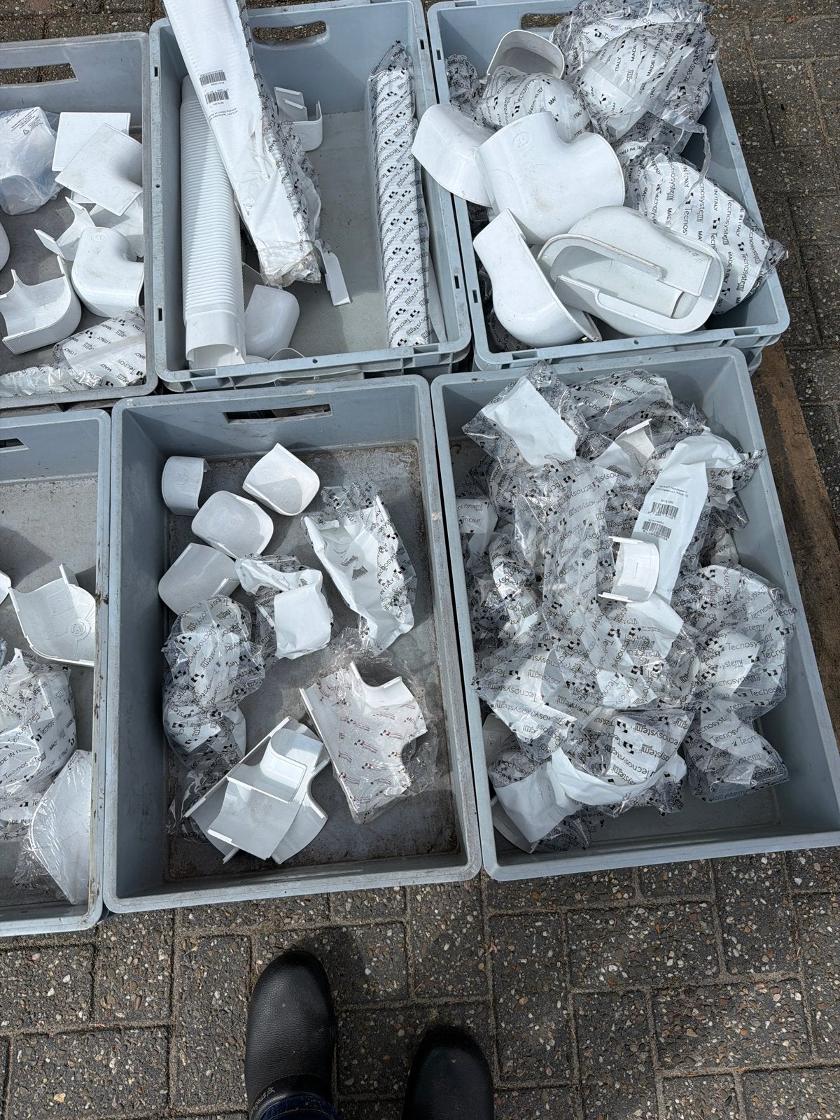 Partij kabelgoten en hulpstukken voor airco, Ophalen, Nieuw, Overige merken, Overige typen