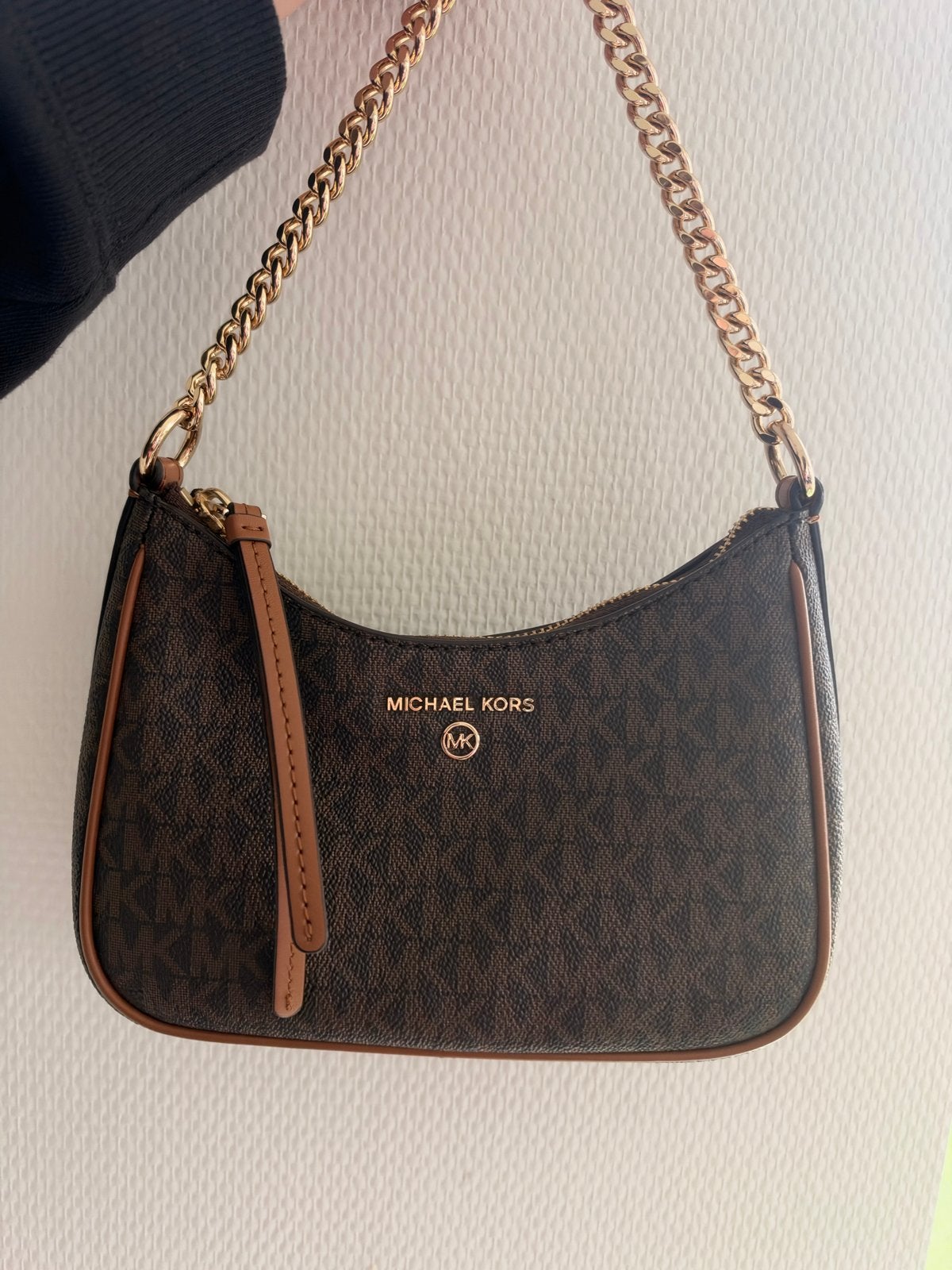 Michael Kors Schoudertasje - Gloednieuw, Ophalen of Verzenden, Nieuw, Bruin, Schoudertasje