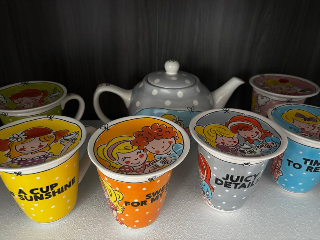 Blond Amsterdam High Tea Set - Zo goed als nieuw, Ophalen, Zo goed als nieuw, Aardewerk, Compleet servies