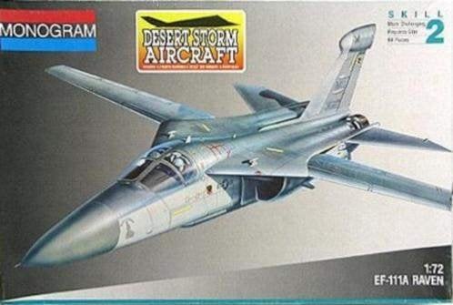 Monogram EF-111A Raven (5475) SHF, Hobby en Vrije tijd, Modelbouw | Vliegtuigen en Helikopters, Overige merken, 1:72 tot 1:144