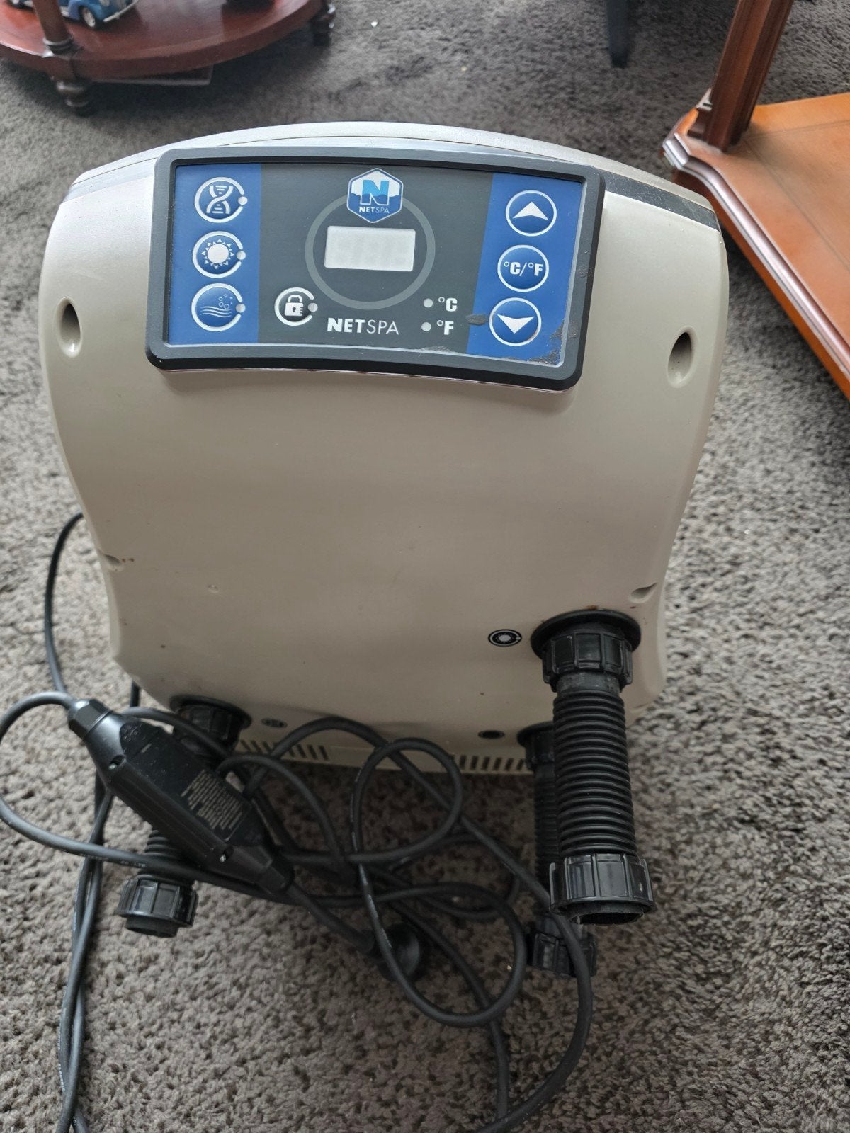 NETSPA Spa Pomp en Filterunit - Gebruikt, Tuin en Terras, Ophalen of Verzenden, Gebruikt, Filter, Opblaasbaar