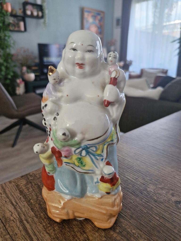 Chineese staande Happy Boeddha, Ophalen of Verzenden