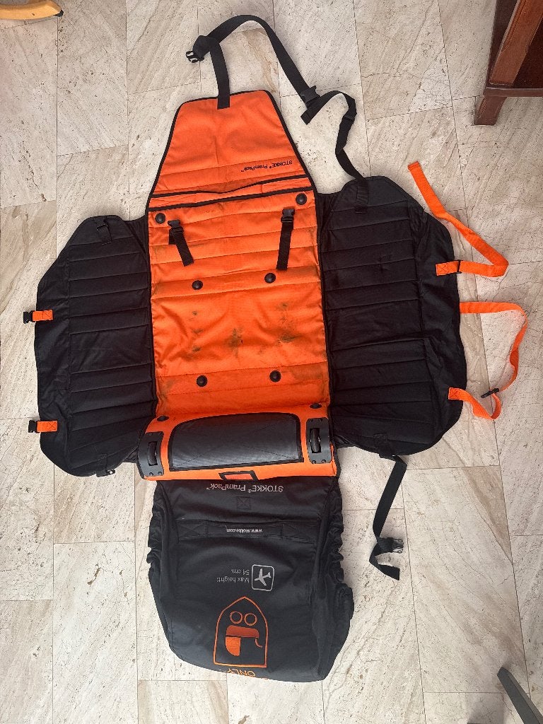Stokke prampack zgan, Duowagen, Zo goed als nieuw, Combiwagen, Ophalen