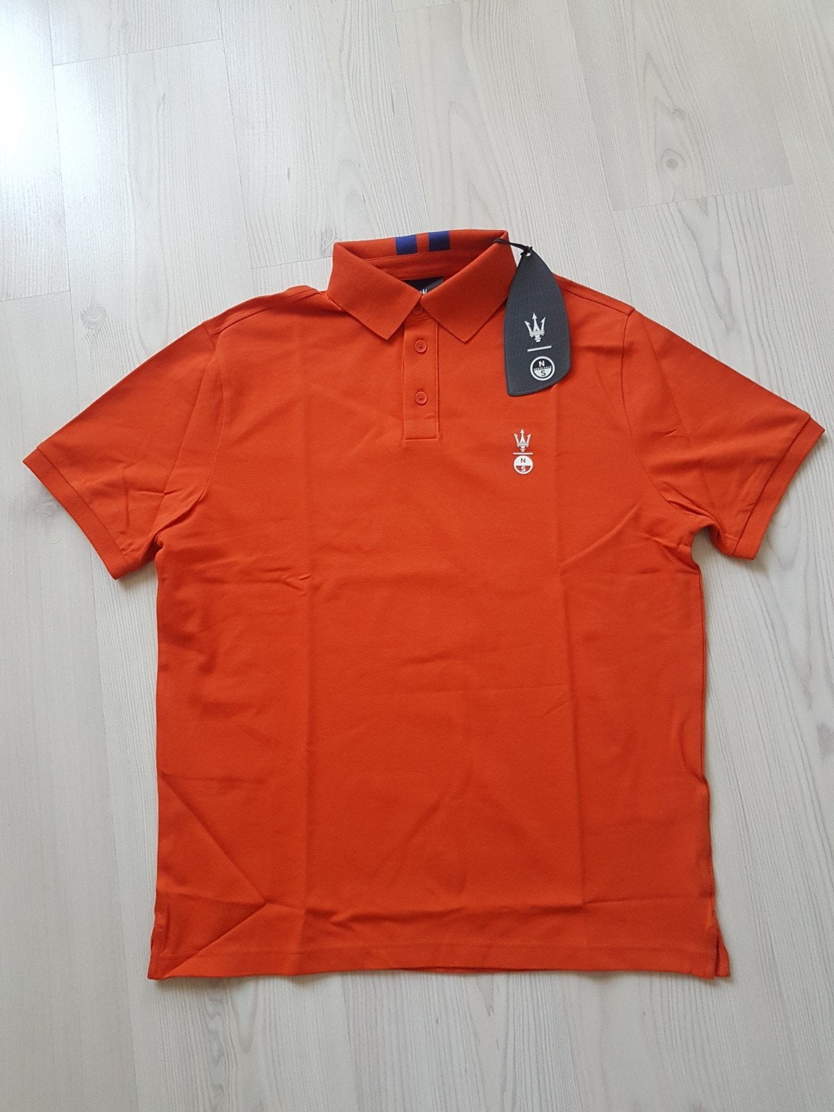 Maserati x North Sails poloshirt in size xl, Ophalen of Verzenden, Zo goed als nieuw, Maat 56/58 (XL)