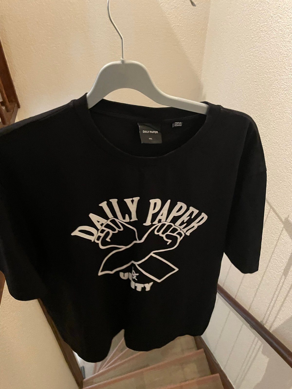 Daily Paper heren T-shirt - Maat XXL - Zwart, Ophalen of Verzenden, Zo goed als nieuw, Overige maten, Zwart