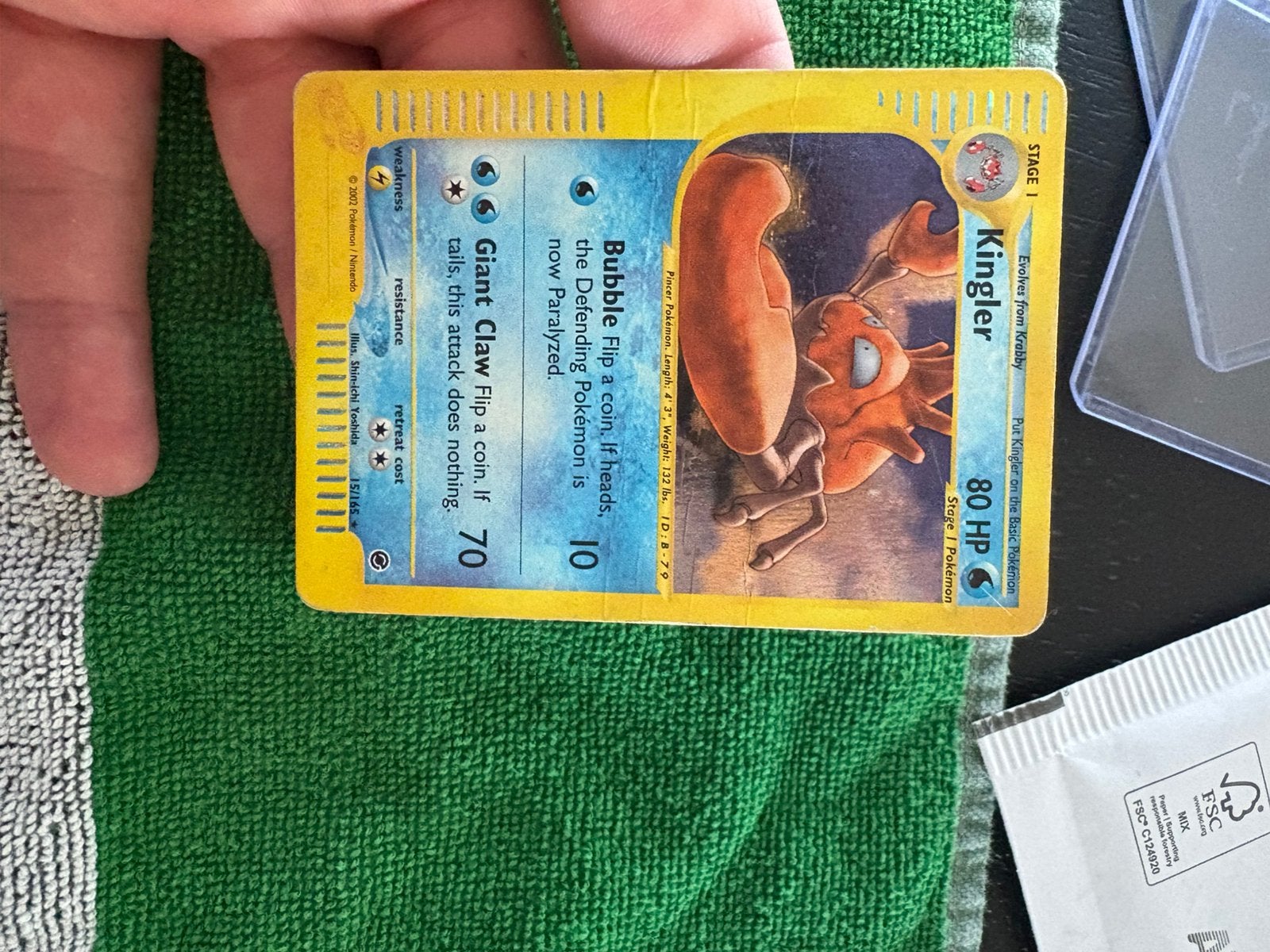 Kingler expedition holo, Ophalen of Verzenden, Zo goed als nieuw, Meerdere kaarten, Foil