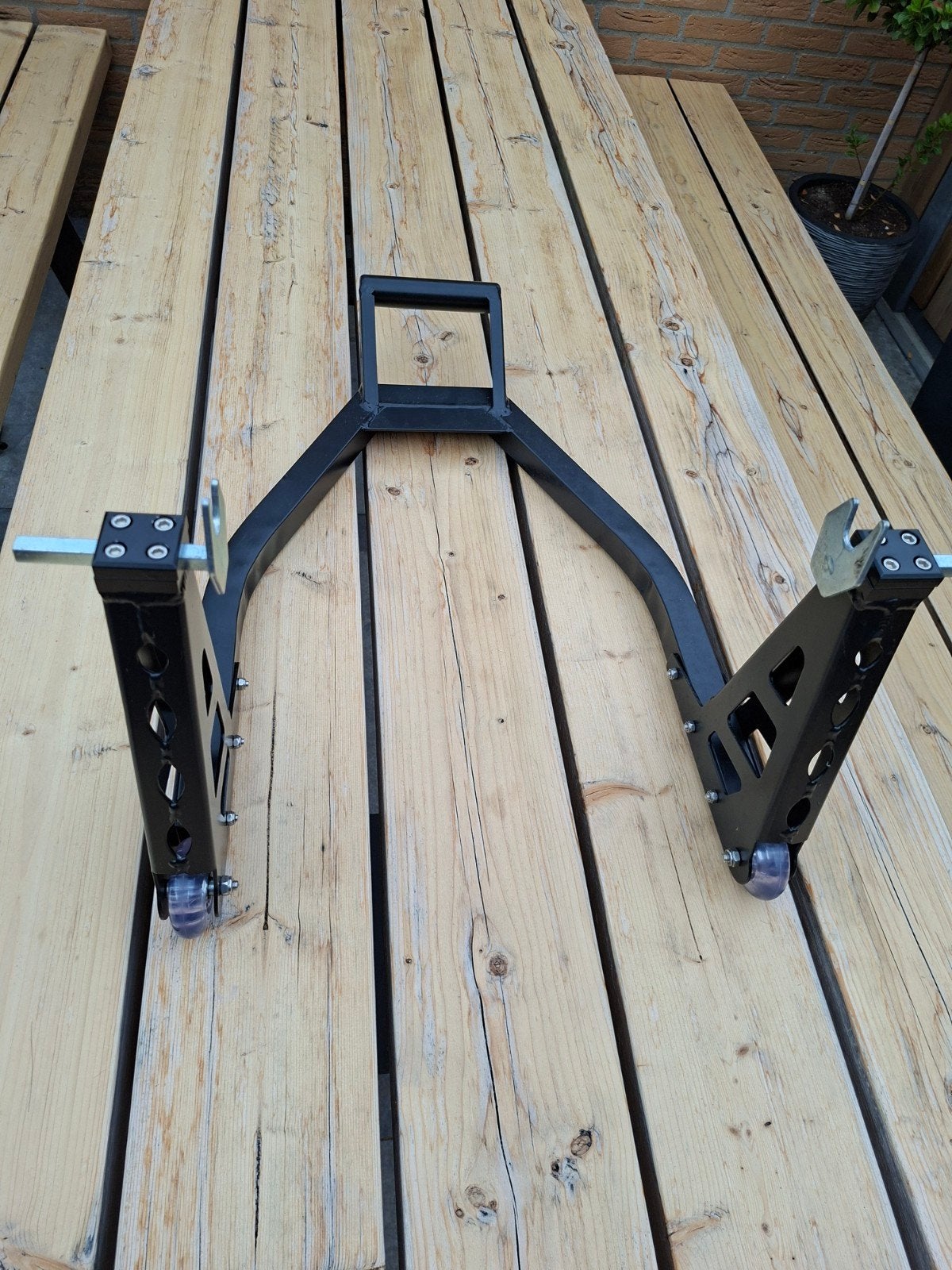 te koop universele  paddock stand voor het achterwiel, Ophalen, Gebruikt