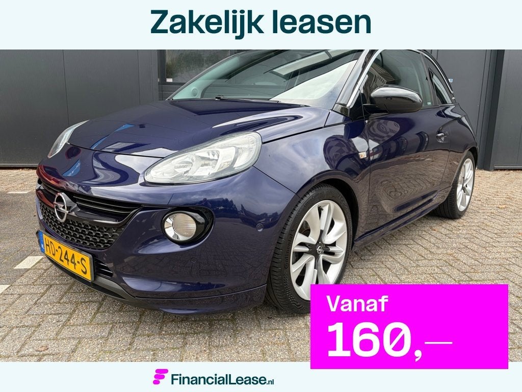 Opel ADAM 1.0 Turbo Glam, Pano, Clima, PDC, Cruise, Leder, S, Voorwielaandrijving, 12 maanden, ADAM, 1041 kg