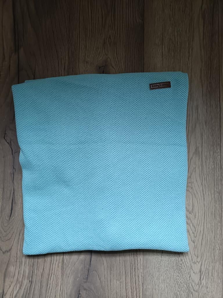 Baby's Only gebreide ledikant dekentje mint, Ophalen of Verzenden