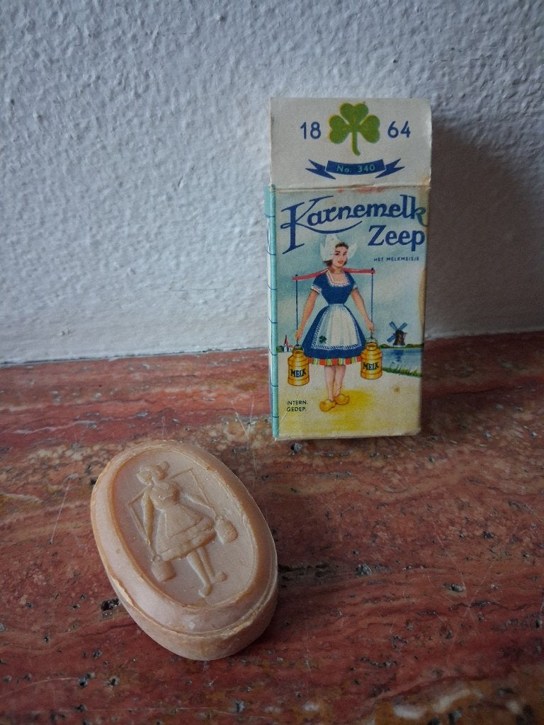 Vintage Karnemelk mini zeepje, Verzamelen, Ophalen, Nieuw, Verpakking