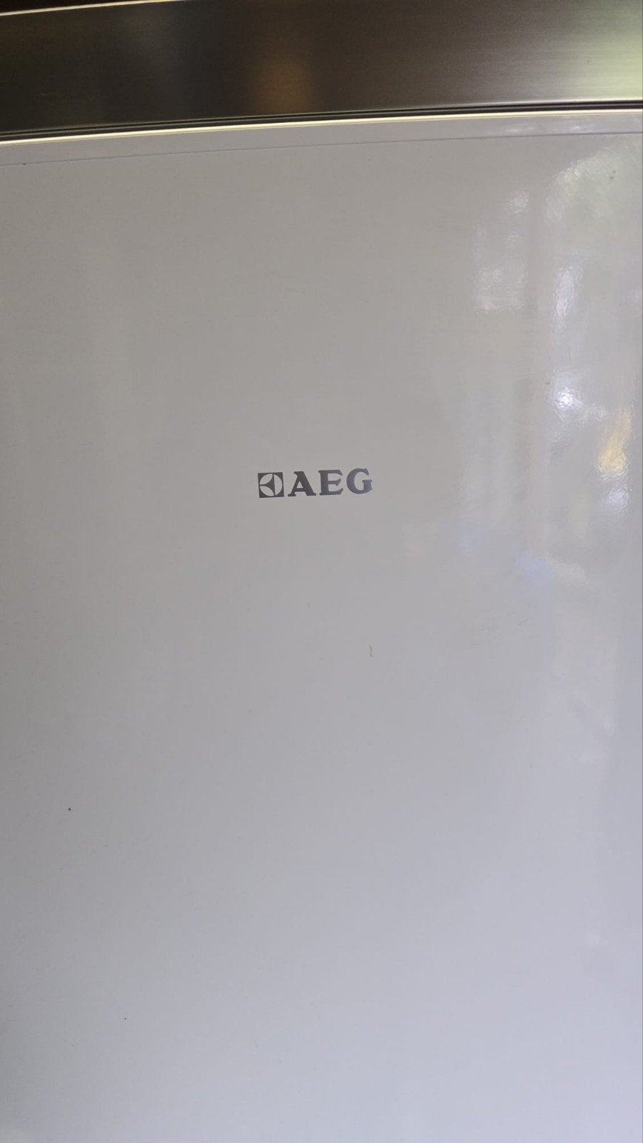 AEG Koel-vriescombinatie - Ruim en Energiezuinig, Ophalen, Gebruikt, Energieklasse A of zuiniger, 160 cm of meer